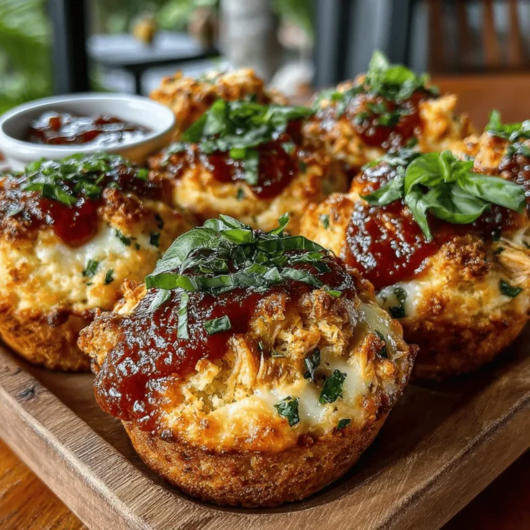 Mini Chicken Parmesan Biscuit Muffins are a delightful twist on the classic Italian dish, offering an irresistible combination of savory flavors in a convenient muffin form. Perfectly suited as a snack, appetizer, or a side dish for your favorite meal, these muffins bring together the rich taste of chicken parmesan with the comforting texture of biscuit dough. Whether you're hosting a gathering, preparing a family dinner, or simply indulging in a late-night snack, these mini muffins are sure to impress.