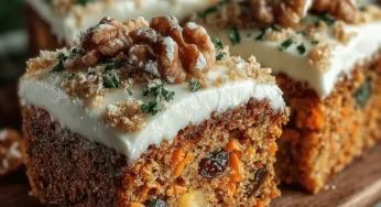 Delightfully Moist Mini Carrot Cake Bars