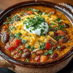 As autumn descends and nature dons its vibrant cloak of gold and crimson, the desire for comfort food intensifies. Among the many dishes that evoke warmth and nostalgia, a rich and hearty bowl of chili stands out as a quintessential choice. The Harvest Moon Crockpot Creamy Bean Chili is an exceptional recipe that embodies the essence of fall, offering a delightful blend of flavors and textures while requiring minimal effort to prepare. This dish is perfect for cozy evenings at home or festive gatherings with friends and family, making it a versatile addition to your culinary repertoire.