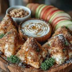 In the realm of snacks, few combinations can match the delightful crunch of baked pita chips paired with the sweet and warming flavors of cinnamon and fresh apples. Enter the Cinnamon Sugar Baked Apple Pita Chips with Creamy Yogurt Dip—a versatile treat that beautifully marries texture and taste, making it a perfect addition to any gathering, a cozy movie night, or an energizing after-school treat. This recipe not only satisfies cravings but also offers a nutritious profile that will leave you feeling good about indulging.