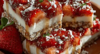 Frozen Strawberry Coconut Oat Bars Recipe