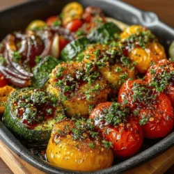 Baked Balsamic Bliss: A Flavorful Journey Through Fresh Ingredients