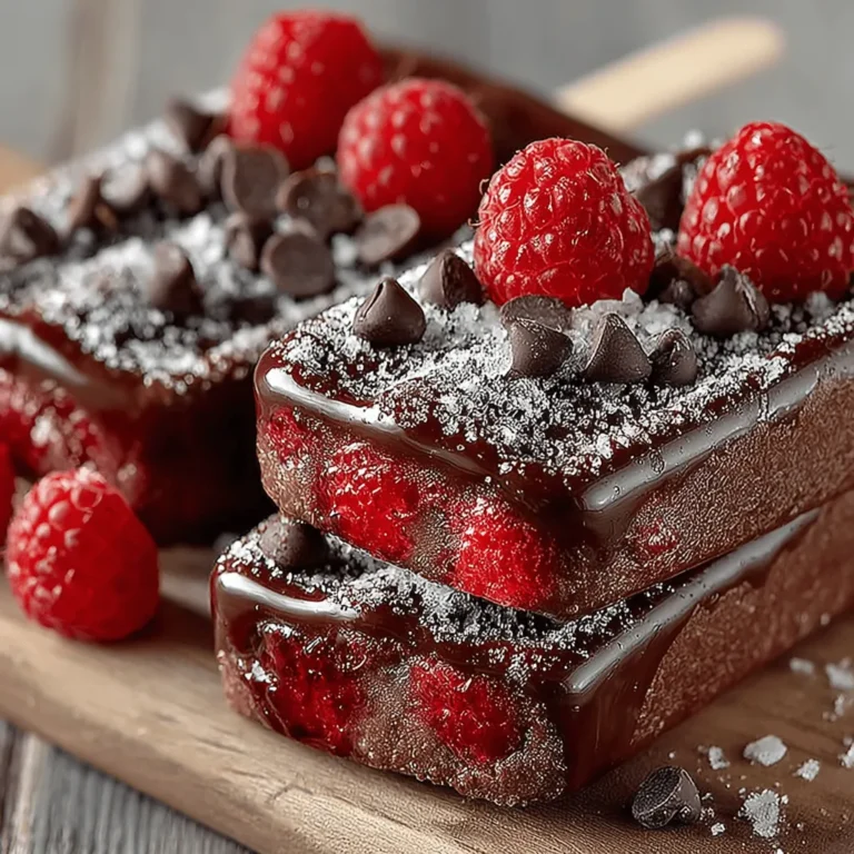 Indulging in a sweet treat doesn't have to come with a side of guilt. Choco-Raspberry Bliss Pops are a delightful, healthy dessert that combines the rich taste of chocolate with the tartness of fresh raspberries. These homemade pops are not only easy to make but also packed with wholesome ingredients, making them a perfect choice for a snack or a refreshing dessert on a warm day. In this article, we’ll explore the recipe in detail, share insights about the health benefits of the ingredients, and provide tips for presentation to make your pops even more enjoyable.