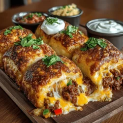 Comfort food holds a cherished place in the hearts of many home cooks. It evokes feelings of nostalgia and warmth, often reminding us of family gatherings and cozy evenings spent around the dinner table. Among the myriad of comfort food options, Cheesy Chili-Stuffed Crescent Rolls stand out as a delightful fusion of flavors that perfectly marries convenience and indulgence. Whether you're hosting a game day party or simply seeking a satisfying weeknight dinner, this recipe is sure to delight your taste buds and those of your guests.