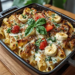 Easy Neapolitan Cake Pasta Bake