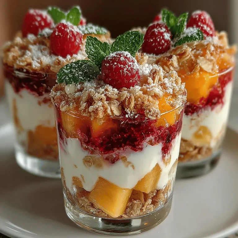 Yogurt parfaits are an increasingly popular option for those seeking a nutritious yet delicious meal, whether for breakfast, a snack, or even dessert. These layered delights are not just visually appealing but also versatile, allowing for endless combinations of flavors and textures. Among the many delightful variations, the combination of ripe pears and tangy raspberries stands out for its refreshing taste and vibrant colors. This recipe for Delightful Pear & Raspberry Yogurt Parfaits showcases the harmony of these fruits, making it a favorite for both children and adults alike.