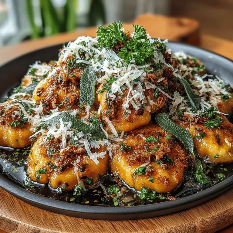 Sweet potato gnocchi is a dish that effortlessly combines comfort and flavor, making it a favorite among both home cooks and gourmet chefs. This delightful twist on traditional gnocchi utilizes the natural sweetness of sweet potatoes, resulting in a pasta that is not only delicious but also visually appealing with its vibrant orange hue. When paired with a fragrant sage butter sauce, this dish transforms into a culinary experience that is both satisfying and nourishing.