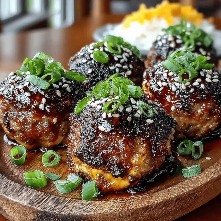 When it comes to comfort food, few dishes capture the heart quite like Sweet Chili Glazed Meatballs. This delightful recipe features tender, juicy meatballs enveloped in a luscious sweet and spicy glaze, making it the perfect dish for any occasion. Whether served as an appetizer at a party or as a main meal alongside rice and vegetables, these meatballs boast a harmonious balance of flavors and textures that will leave everyone craving more. Their versatility appeals to a wide range of dietary preferences, ensuring that there’s something for everyone at the table.