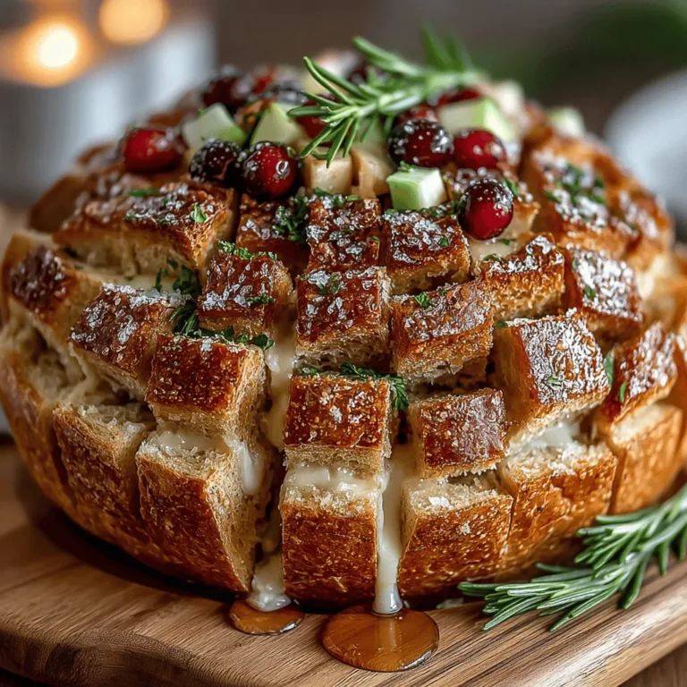 Pull-apart bread has taken the culinary world by storm, transforming the way we enjoy bread at gatherings and celebrations. This interactive dish invites diners to dig in and share, creating a communal experience that enhances every meal. Among the myriad of flavors and fillings available, the Cranberry Apple Brie Pull-Apart Loaf stands out as a seasonal favorite. The delightful combination of tart cranberries, sweet apples, and creamy Brie cheese creates a symphony of flavors that is perfect for any occasion, whether it be a cozy holiday gathering or a casual get-together with friends.