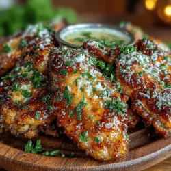 When it comes to finger foods that steal the spotlight at gatherings, chicken wings reign supreme. Whether it’s a casual get-together, a game day celebration, or simply a cozy night in, wings have the extraordinary ability to bring people together. Their versatility allows for a myriad of flavor profiles, and among the vast array available, Spicy Garlic Parmesan Wings stand out for their perfect balance of heat and savory richness. This recipe offers a delightful twist on classic wings, combining the zesty kick of garlic and hot sauce with the creamy, nutty notes of Parmesan cheese, creating an irresistible treat that promises to tantalize your taste buds.