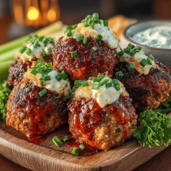 Buffalo-flavored dishes have surged in popularity over the years, captivating taste buds with their perfect balance of heat and flavor. Whether served as an appetizer at gatherings or as a main course during a casual dinner, buffalo chicken wings have become a staple in many households. However, as health-conscious eating trends gain traction, many are seeking alternatives that deliver the same bold taste without the added calories and fat. Enter Spicy Buffalo Turkey Meatballs—a delectable and nutritious substitute for traditional buffalo wings.