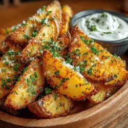 In recent years, air frying has emerged as a popular cooking method for those seeking healthier alternatives to traditional frying techniques. This innovative approach uses hot air circulation to cook food, resulting in dishes that are crispy on the outside and tender on the inside, all while using significantly less oil. Among the myriad of recipes that can be created using an air fryer, Golden Crunch Air Fryer Potato Wedges stand out as a delicious and satisfying snack or side dish. These wedges are not only easy to prepare but also utilize common ingredients that can be found in almost any kitchen, making them an ideal choice for both novice and experienced home cooks.