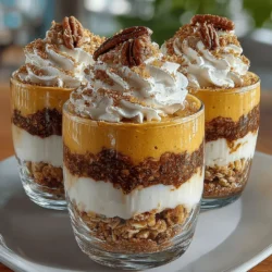 To create the perfect Pumpkin Pie Mixture for your parfaits, start by gathering the necessary ingredients: canned pumpkin puree, granulated sugar, brown sugar, cinnamon, nutmeg, ginger, vanilla extract, and cream cheese. The combination of these ingredients will deliver a delightful flavor reminiscent of classic pumpkin pie, but with a light and creamy texture that is perfect for layering.