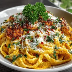 Creamy Pumpkin Alfredo Pasta Delight: Recipe Completion and Serving Suggestions