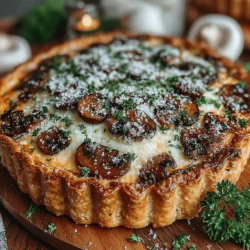Savory Caramelized Onion & Mushroom Quiche Recipe