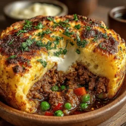 Once you've assembled your shepherd's pie, it's time to bake it to perfection. Preheat your oven to 400°F (200°C) before placing your pie inside. The baking time is crucial for developing that beautifully golden-brown top, which adds both flavor and visual appeal. Bake the pie for approximately 25 to 30 minutes, or until the cauliflower mash is golden and slightly crispy around the edges.