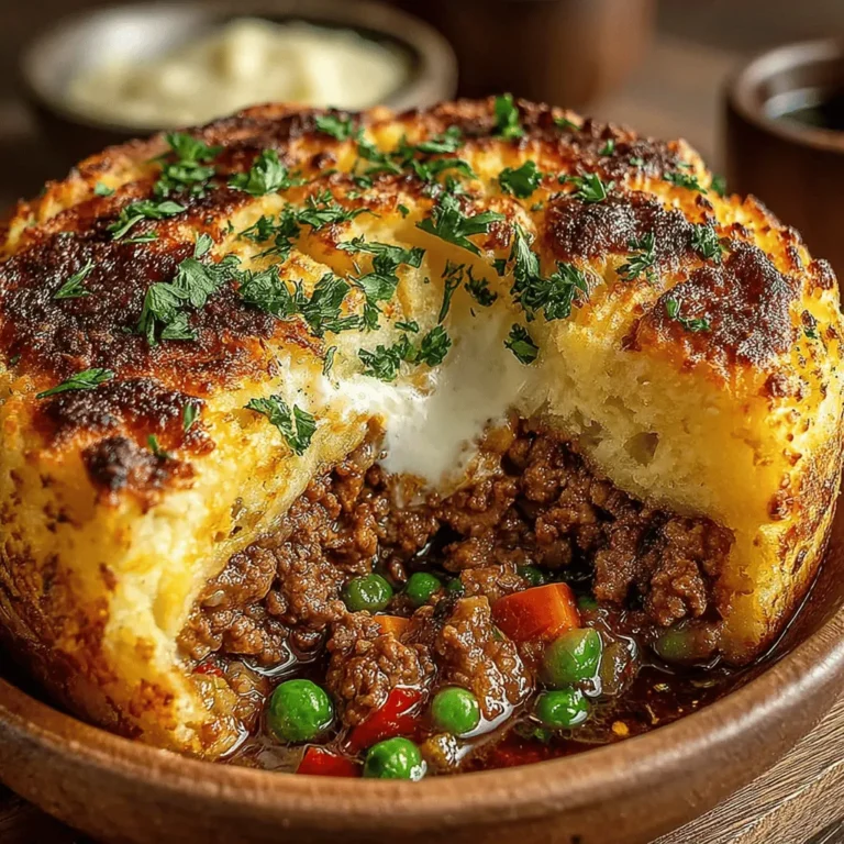 Once you've assembled your shepherd's pie, it's time to bake it to perfection. Preheat your oven to 400°F (200°C) before placing your pie inside. The baking time is crucial for developing that beautifully golden-brown top, which adds both flavor and visual appeal. Bake the pie for approximately 25 to 30 minutes, or until the cauliflower mash is golden and slightly crispy around the edges.