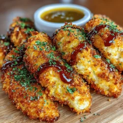 In recent years, the air fryer has transformed kitchens around the world, offering a healthier alternative to traditional frying methods. This innovative appliance allows home cooks to enjoy crispy textures and rich flavors without the guilt of excess oil and calories. Among the many dishes that benefit from air frying, chicken tenders have emerged as a favorite. This article presents a scrumptious recipe for Crispy Air Fryer Chicken Tenders with Honey Mustard, making it an ideal choice for family dinners or social gatherings. With a crunchy exterior and succulent, juicy chicken inside, paired with a delightful sweet and tangy dipping sauce, these tenders promise to be a hit with everyone.