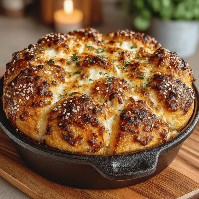 Savory Cheese & Onion Rolls are a delightful treat that effortlessly combines the rich flavors of cheese and the aromatic sweetness of onions. These rolls are not only a comforting snack; they can also elevate any meal or gathering, making them an excellent choice for family dinners, casual get-togethers, or even as impressive appetizers at a party. The warm, golden-brown exterior gives way to a soft and flavorful interior that is sure to please anyone who takes a bite.