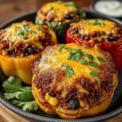 Cheesy Baked Stuffed Peppers: A Delicious and Nutritious Dish