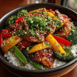 Quick and Colorful Chicken and Vegetable Stir-Fry Recipe