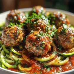 Zesty Air Fryer Meatballs with Zucchini Noodles: A Flavorful Twist on a Classic Dish