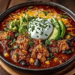 Warm & Zesty Crockpot Chicken Enchilada Soup Recipe