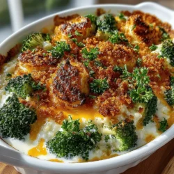 Easy Cheesy Broccoli and Rice Casserole Delight