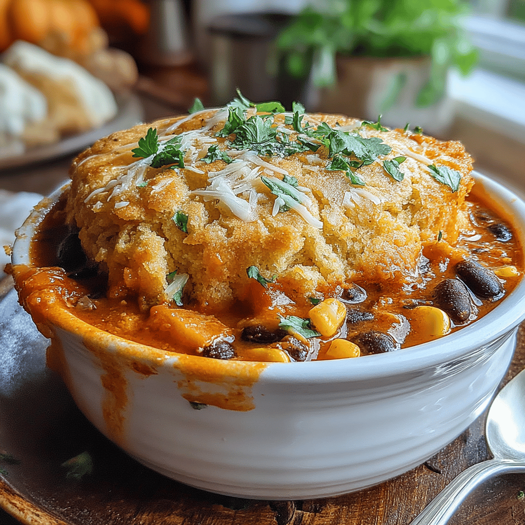 Comfort food at its finest, this Creamy Slow Cooker Chili with Cornbread Topping is the ultimate dish to warm you up on a chilly day. With the perfect balance of flavors, this recipe combines the hearty richness of traditional chili with a delightful creamy twist that will have everyone coming back for seconds. The slow cooker does all the heavy lifting, allowing the ingredients to meld together beautifully, giving you time to relax while the delicious aroma fills your home.
