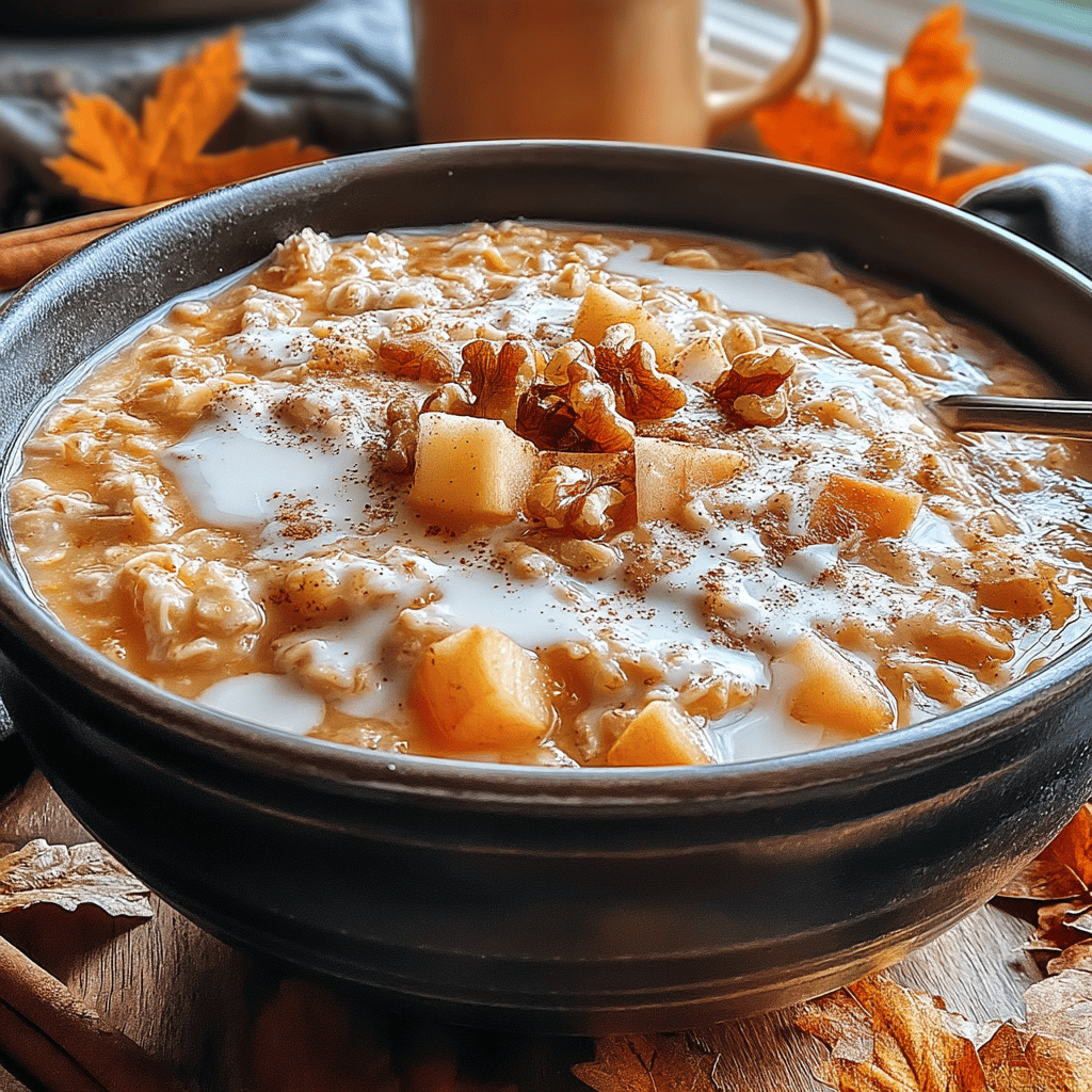 There's nothing quite like waking up to the warm, inviting aroma of cinnamon and apples wafting through your home, especially when you know that a hearty, nutritious breakfast is waiting for you. If you're like many of us, busy mornings often mean rushing out the door without a nourishing meal, but with this Slow Cooker Apple Cinnamon Oatmeal, you can turn the tables.